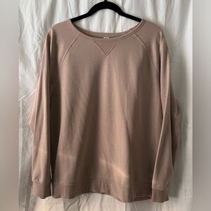 Old Navy Cream Crewneck Sweatshirt Size L